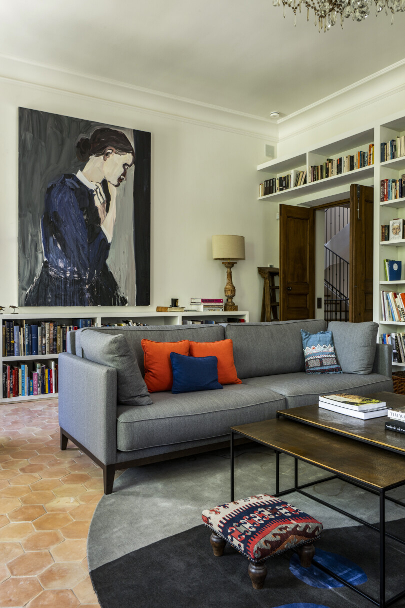 Chez Constance et Lawrence Slaughter au château de Mille à Apt.